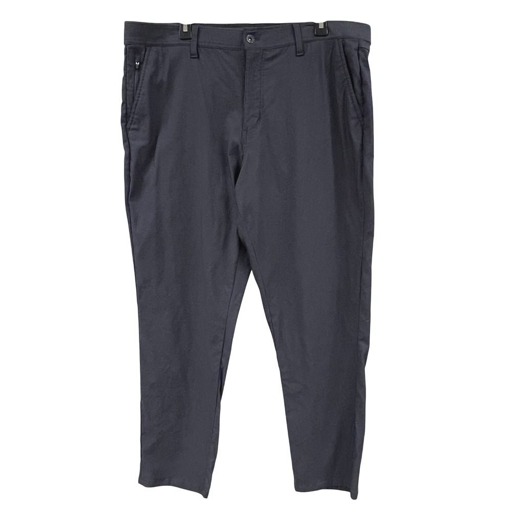 Weatherproof Vintage Hybrid Tech Chino Pants Men 38x30 Navy Blue Stretch Utility